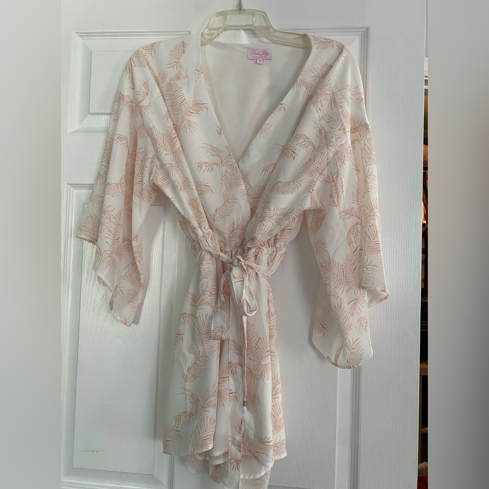 Brand new pink lily romper